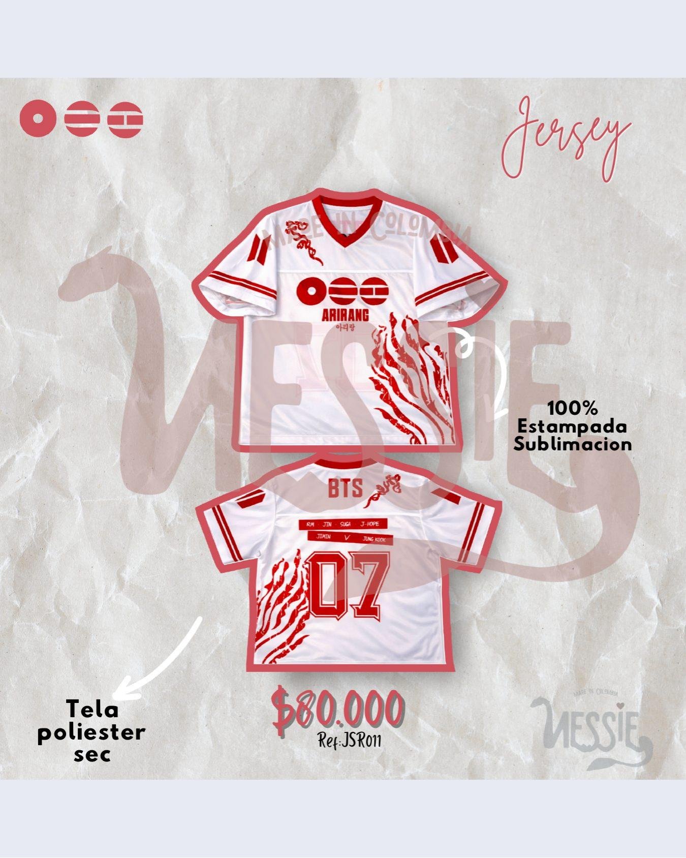 Jersey ARIRANG JSR011 del catálogo NESSIE